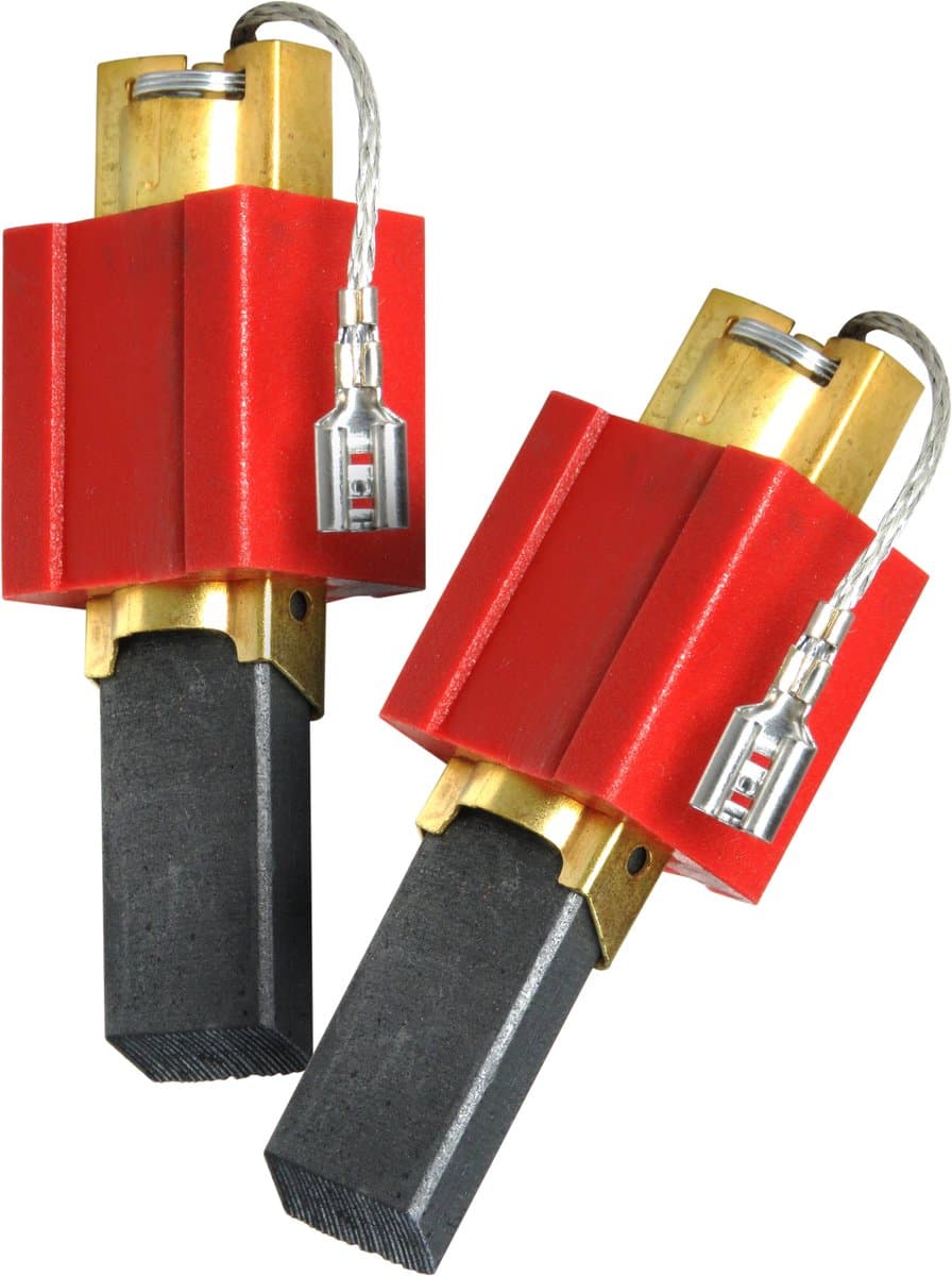 2x Dparts koolborstel in houder geschikt voor Miele wasmachine - koolborstels nr. 4297410 - 4297411 - 4297412 - 4297413 — afbeelding 1
