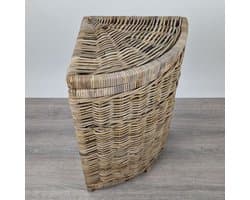 Rieten Hoekwasmand -H65 cm-Riet-Rotan