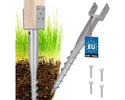 Kotarbau - Grondanker - 91x710 mm - Verzinkt Staal - Eenvoudige Installatie