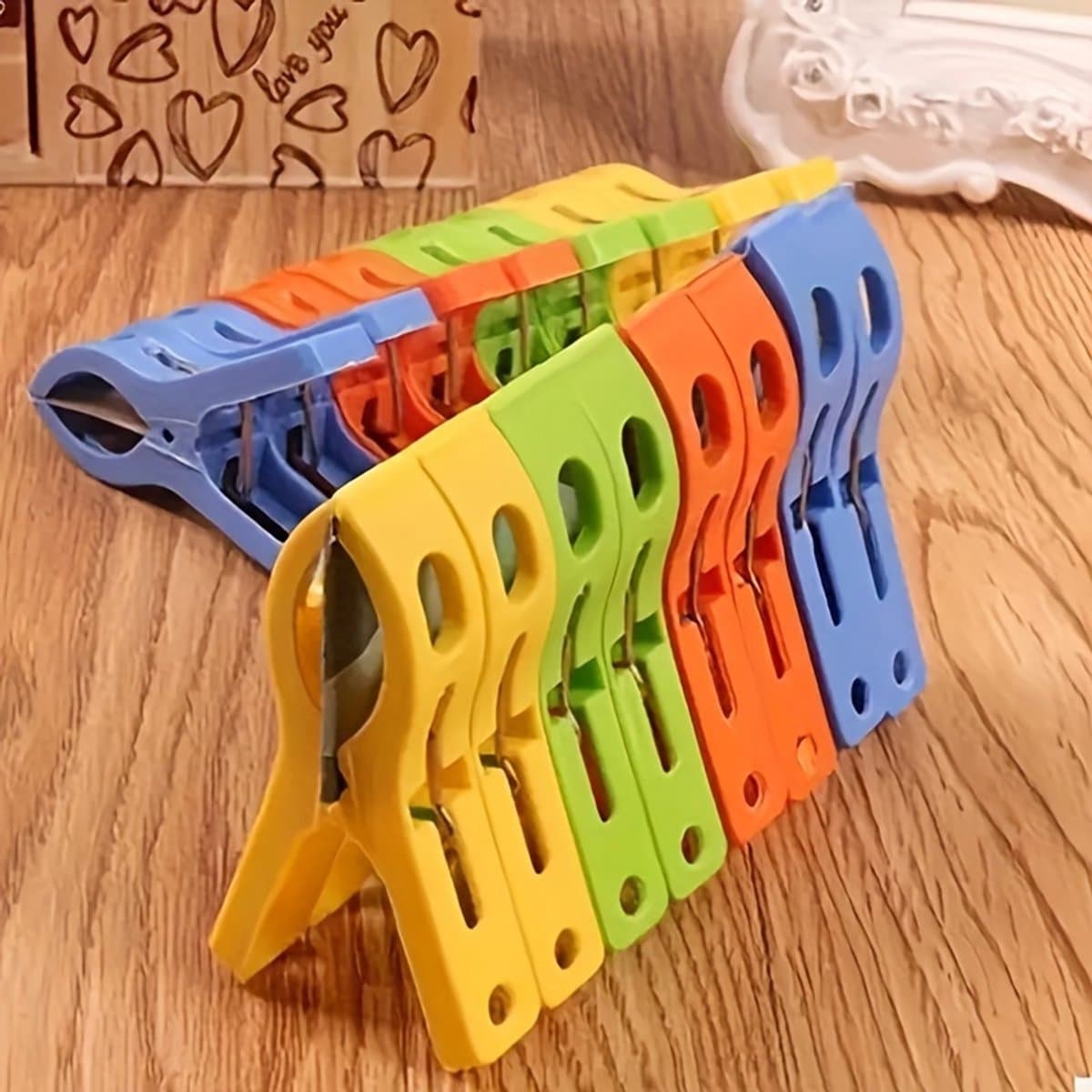 Livé® Zware Wasknijpers – 12 stuks Windbestendige Clips — afbeelding 1
