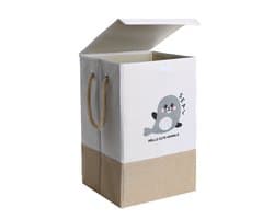 Wasmand Kinderkamer - Speelgoedmand Kinderen - Opbergmand Kinderkamer - Opbergmand Met Deksel- Laundry Basket - 45L — afbeelding 1