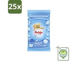 25 x Robijn Droogtrommeldoekjes Morgenfris 20 stuks per verpakking - Grootverpakking - Droogtrommeldoekjes - Wasgoed Drogen - Frisse Geur - Wasgoed Verzorgen - Kleuren Beschermen