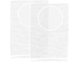 Wasmand Hangend - 2 Stuks - Ophangbare Wasmand - Wassorteerder - Deurzak - Wasmand - Wasverzamelaar - Ophangbare Wasmand - Hangende Waszak - Wordt geleverd met 2 haken - Voor Badkamer / Wasruimte - 73.5*48.5cm — afbeelding 1