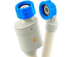 Fixem Toevoerslang 4 Meter met Aquastop Waterslot Aanvoerslang Geschikt voor Wasmachine Vaatwasser en Apparaten en alle Merken met 3/4 Schroefwartelaansluiting Koud Water tot 25 Graden