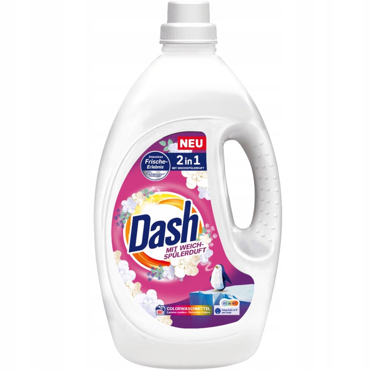 Dash - Vloeibaar Wasmiddel - Kleur 2-in-1 - 80 Wasbeurten - 3,6L — afbeelding 1