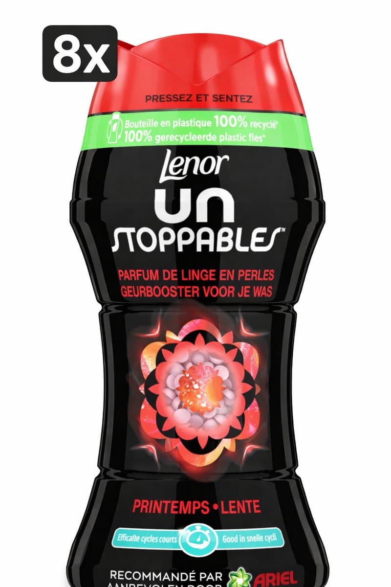 (8x) Lenor Unstoppables In-Wash Geurbooster Lente 11 Wasbeurten 154 gr — afbeelding 1