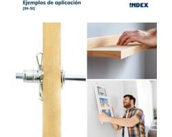 Anker Paraplu - Bevestigingsanker - Zware Lasten - Zonder Schroef - M8 x 65mm - Verzinkt — afbeelding 1