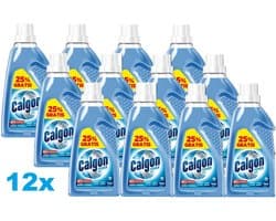 Calgon Power Gel Wasmachine Reiniger – 12 x 750 ml – Anti-Kalk & Bescherming – Grootverpakking — afbeelding 1