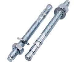 Keilankers 10 Stuks - Metalen Pluggen - Beton Verankeren - Gegalvaniseerd Staal - M12 x 160 mm