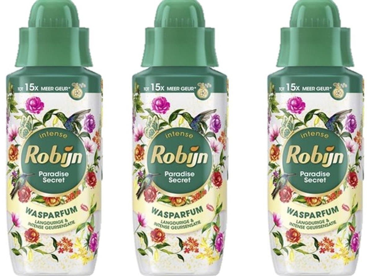 Robijn Wasparfum - Paradise Secret - 3 x 342 ml Voordeelverpakking — afbeelding 1