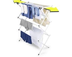 EASYmaxx telescopische droogrek 800 | Droogtoren met 8 m drooglengte – opvouwbaar, ruimtebesparend en gemakkelijk inklapbaar | Kleine en smalle staande droger | Torenvormig droogrek – gemakkelijk uitschuifbaar en op te bergen
