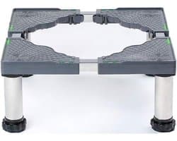 Wasmachine Verhoger - Wasmachine Opbouwmeubel - Wasmachine Sokkel - Anti Slip & Verstelbaar - Ook voor Droger, Koelkast en Vriezer - 4 Poten - Hoogte 19 - 22 cm - van Imperatoris