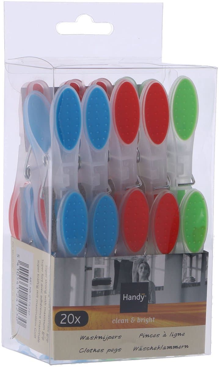 Handige kunststof wasknijpers (20 stuks) — afbeelding 1