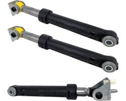 Schokbrekerset geschikt voor Miele wasmachines | 2 x 75N 1 x 120N | Hoogwaardig alternatief voor 09850882, 9850882 | Afmetingen: 175 mm h.o.h. (ingeschoven) | Made in Germany | Multaparts® huismerk — afbeelding 1