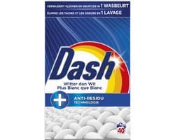 Dash Waspoeder Witter Dan Wit 40 Wasbeurten 2,2 kg