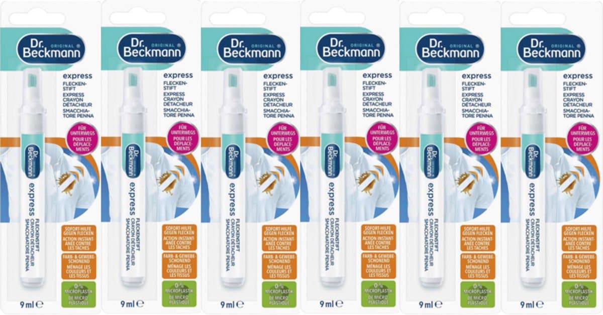 Dr.Beckmann - Vlekkenverwijderaar - Express - 6x9ml — afbeelding 1