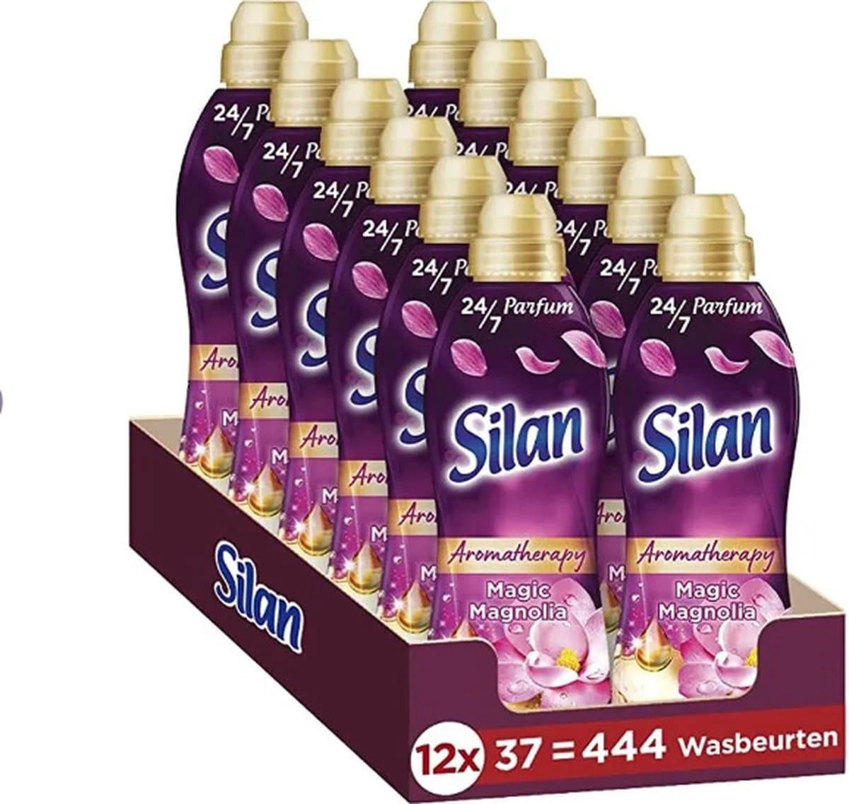 Silan - Magic Magnolia - Wasverzachter - Langdurige Frisheid - Voordeelverpakking - 12 x 37 wasbeurten — afbeelding 1
