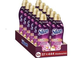 Silan - Magic Magnolia - Wasverzachter - Langdurige Frisheid - Voordeelverpakking - 12 x 37 wasbeurten