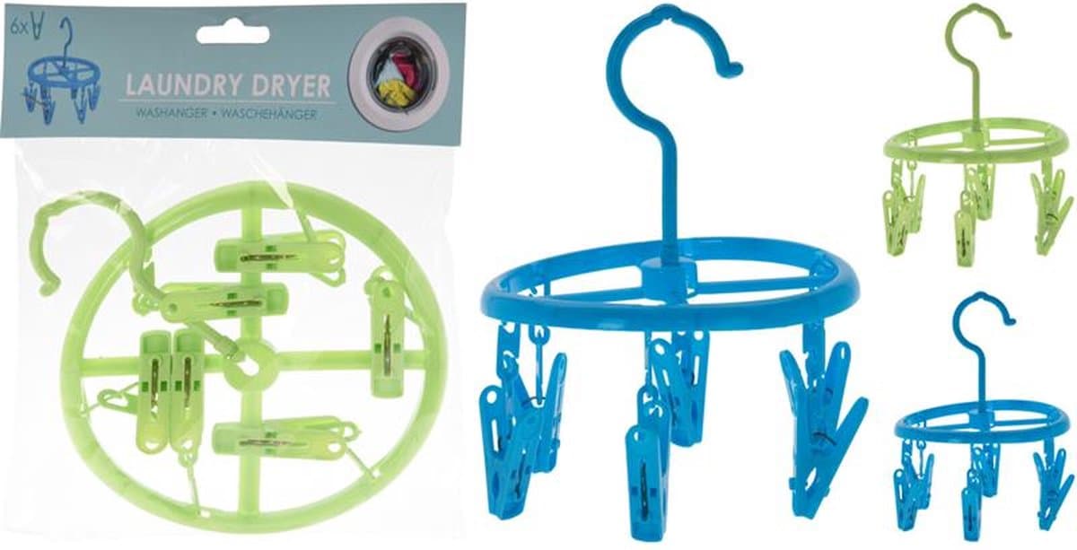 Droogcarrousel 6 knijpers Ø15cm — afbeelding 1
