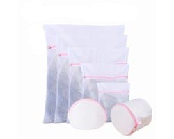 CHPN - Waszak - Waszakjes - Waszakken - Set van 7 - inclusief Waszakje voor Lingerie - Wasnetje - Kleding langer mooi houden - Handwas - Veilig wassen - Wasmachine - Wassen