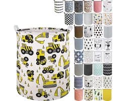 Vouwbare Wasmand voor de Slaapkamer, Waterdichte Wasmand voor de Badkamer, Grote Wasmand voor Studentenkamer, Garderobe, Woonkamer en Peuterkamer - Opbergmand voor Speelgoed