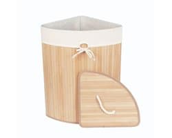Hoekwasmand ARCO, bamboe, 60 l