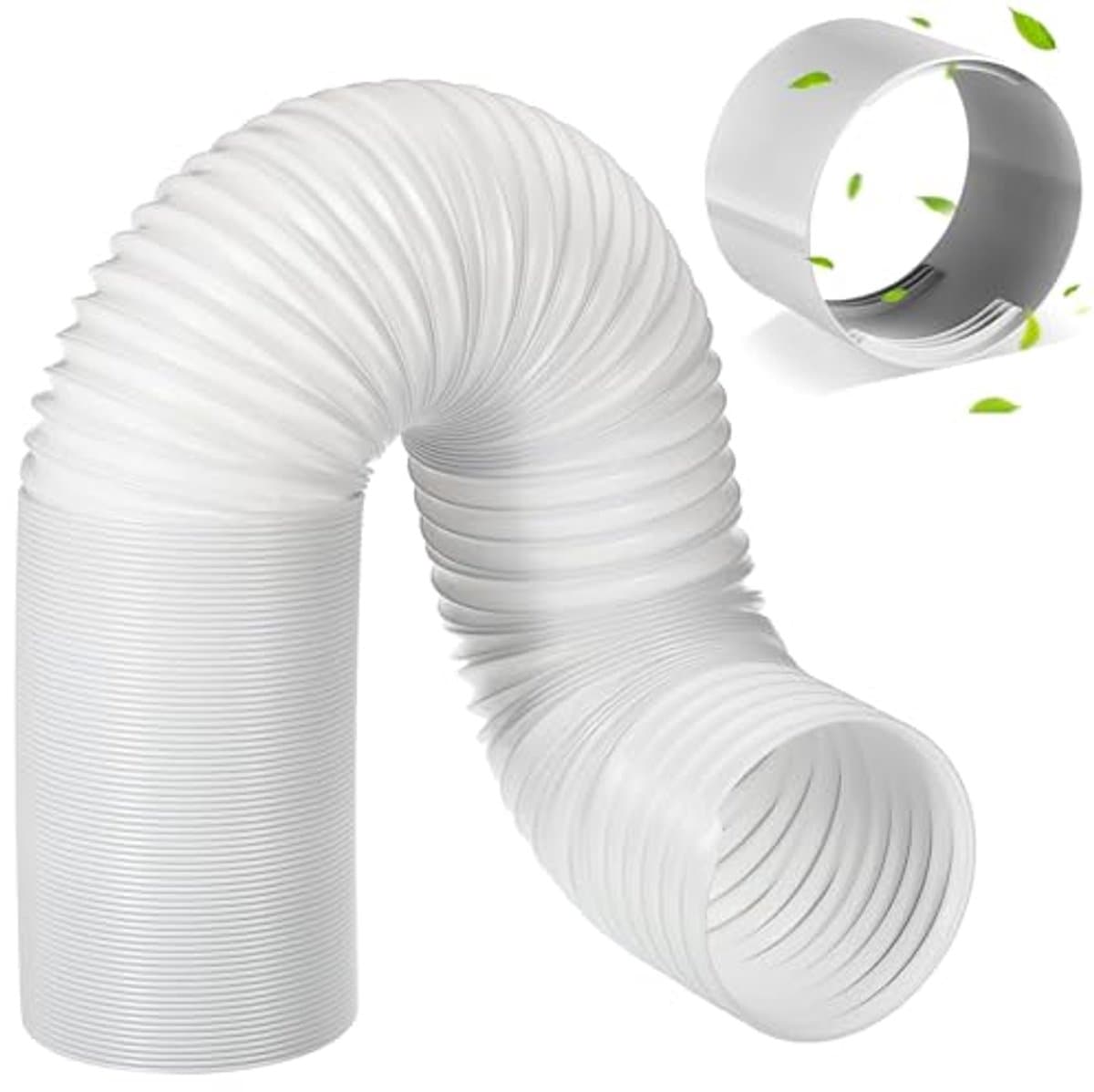 Flexibele Afvoerslang met Adapter - 150 mm x 1,5 m voor Airconditioning, Wasdroger en Afzuigkap — afbeelding 1