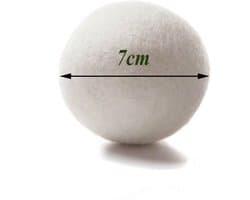 Set van 6 XL Drogerballen – 100% Natuurlijke Schapenwol – Duurzame en Herbruikbare Wasdrogerballen – Anti-Kreuk – Bespaar Energie – Fris Resultaat — afbeelding 1