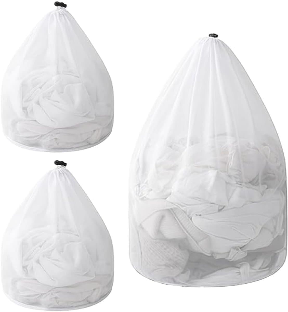Waszak voor wasmachine - 3 stuks - wasnetten - anti-vervorming - wasgoed bescherming — afbeelding 1