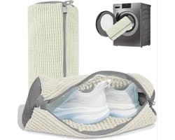 Grote Schoenwaszak Anti-Slijtage 360° Driedimensionale Bescherming Wasmachine Universeel - Zware Rits Wasbaar (- Herbruikbare Sneakers/Kleding Waszakken, Reizen & Cadeaus Favoriete Keuze), Waszakken
