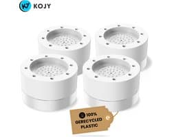 KOJY Wasmachine dempers - Verhoger - Stapelbaar - Wit - voor wasmachine en wasdroger — afbeelding 1