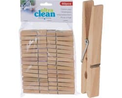 Wasknijpers - Hout 60 Stuks — afbeelding 1