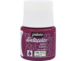 Pébéo Setacolor Glitter Tourmalijn Textielverf - 45ml textielverf voor lichte stoffen