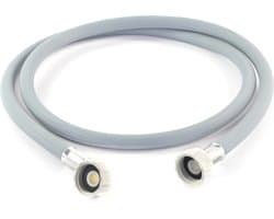 Aanvoerslang wasmachine droger 1,5 m., recht 3/4 naar haaks 3/4