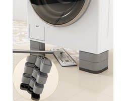 Wasmachine Trillingsdempers - Antislip Onderzetters Droger - Stabiliseren Apparaten - Geluidsreducerend Schuim - 4-Delige Set - Zwart