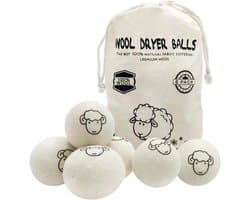 Set van 16 Droogballen - 3 cm Wolballen voor Droger - Herbruikbare Vilt-Droogballen - Kledingverzachter