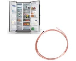 Dailygoods- Koperen Buis 6 mm - Buitendiameter 6 mm - Binnendiameter 4,8 mm - Lengte 2 m - Wanddikte 0,6 mm - Koper (C1100 T2) - Koelleiding