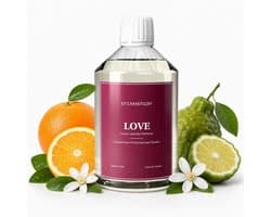 SnelShoppen - Luxe Wasparfum Love - Warme & Verfijnde Geur met Sinaasappel, Witte Bloemen & Vanille - 500 ml - Tot 50 Wasbeurten - Geschikt voor Alle