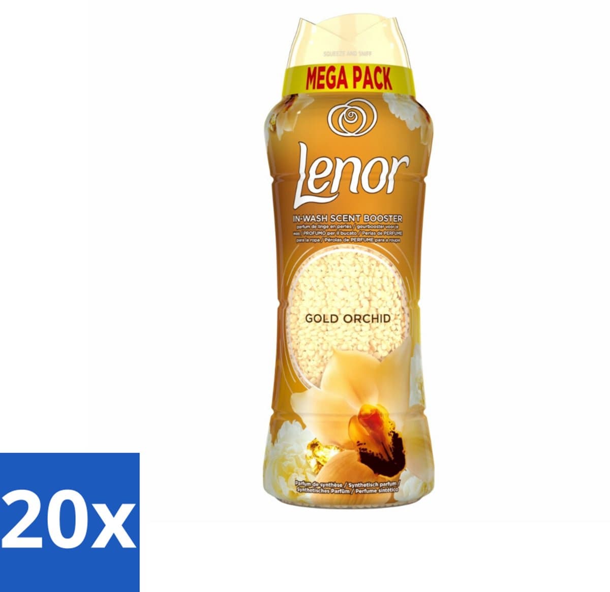 Lenor – Geurparels – Gouden Orchidee – 570 g - Bulkverpakking - 20 stuks — afbeelding 1