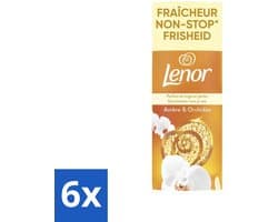 Lenor – Geurbooster – Amber & Orchidee – 12 Wasbeurten – 155 g - Voordeelverpakking - 6 stuks