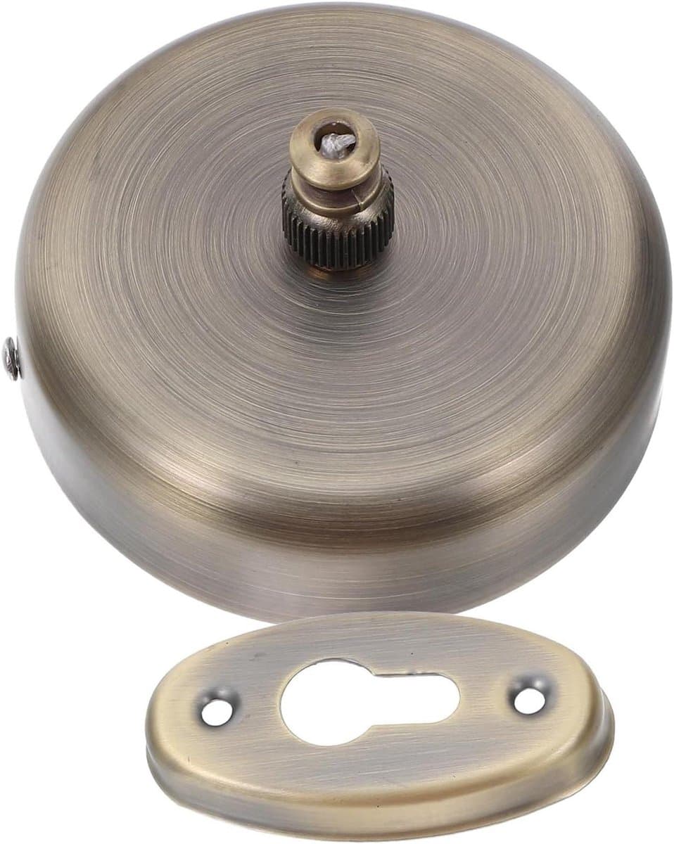 Intrekbare Waslijn - Drooglijn Wandmontage - Kleding Drogen - Roestvrij Staal - 9.3 cm - Goud — afbeelding 1