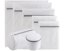 Waszakjes - Wasnetten - 7 stuks - Sterke Waszakken - met Rits - 7 maten - Waszak voor wasmachine blouses, beha's, ondergoed, beddengoed, mantels, textiel - Set 01