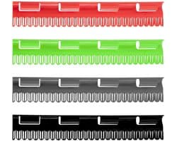 Dailygoods- Sokkendroger Compact - Wasrek - Multifunctioneel Droogrek - Winddicht - Sokkenhouder - Kunststof 32x5 cm
