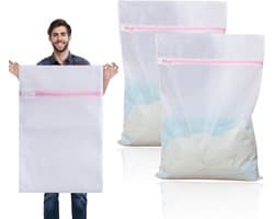 BH Waszakken Set - 3 Stuks - Met Verborgen Rits - Herbruikbare Waszakken - Voor BH's, Ondergoed, Sokken & Fijn Wasgoed