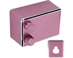 Intrekbare Waslijn - Wand Waslijn - Kleding Drogen - Ruimtebesparend Ontwerp - 4.2 Meter - Roze