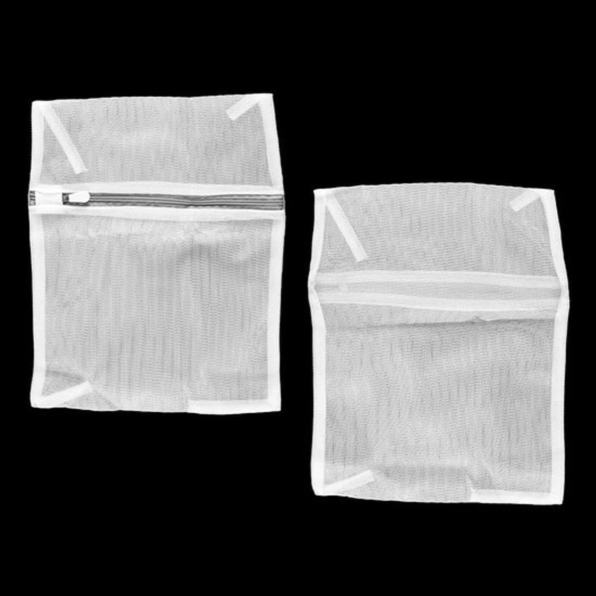 Waszakken - 3-pack honingraat mesh - Ergonomisch ritssluiting - Voor delicate kleding - Lichtgewicht en compact - Milieuvriendelijk alternatief (30x23cm) - Wasnetjes — afbeelding 1