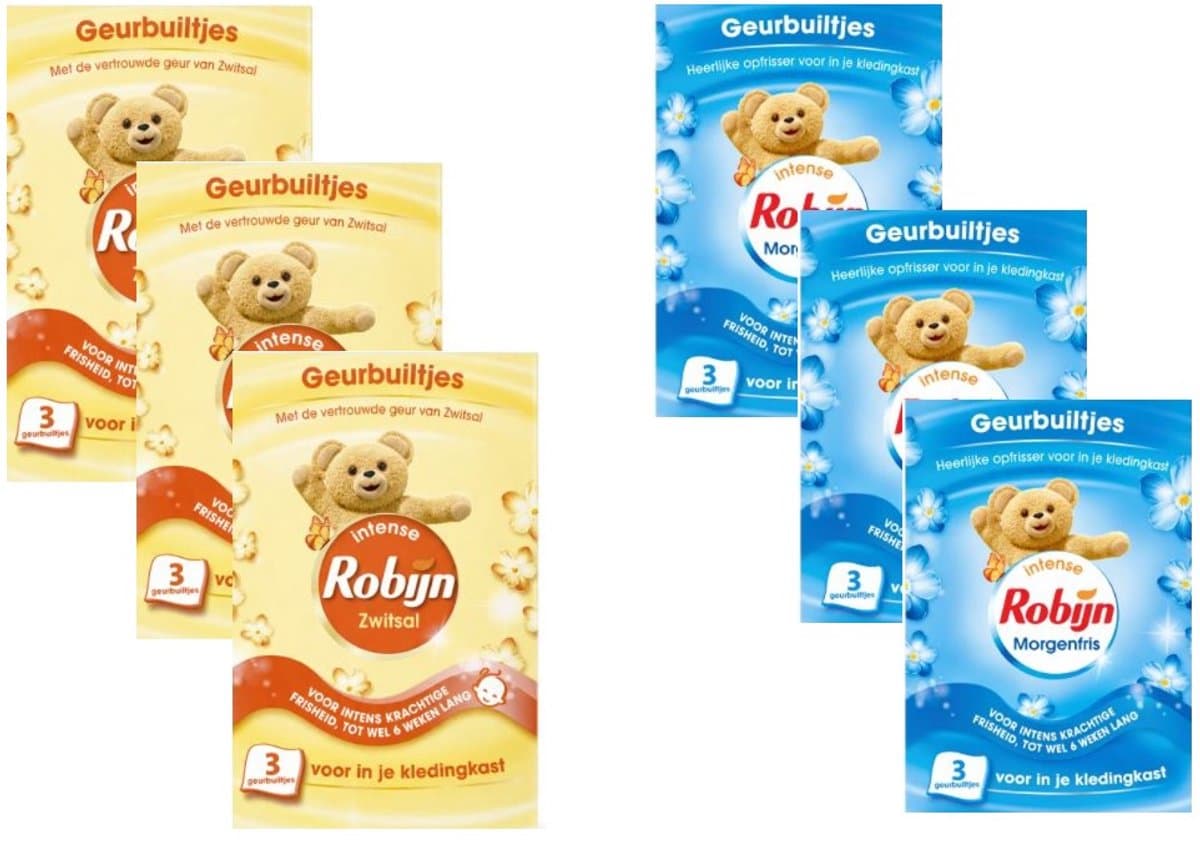 Robijn Geurbuiltjes - Intense - Frisheid -Voor In De Kledingkast - Morgenfris & Zwitsel — afbeelding 1