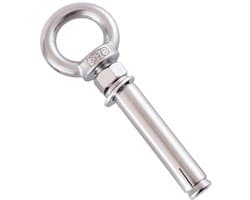 Expansiebout - Muuranker Schroef - Bevestigen en Ophangen - Zware Kwaliteit Metaal - M18 x 130mm - Zilverkleurig