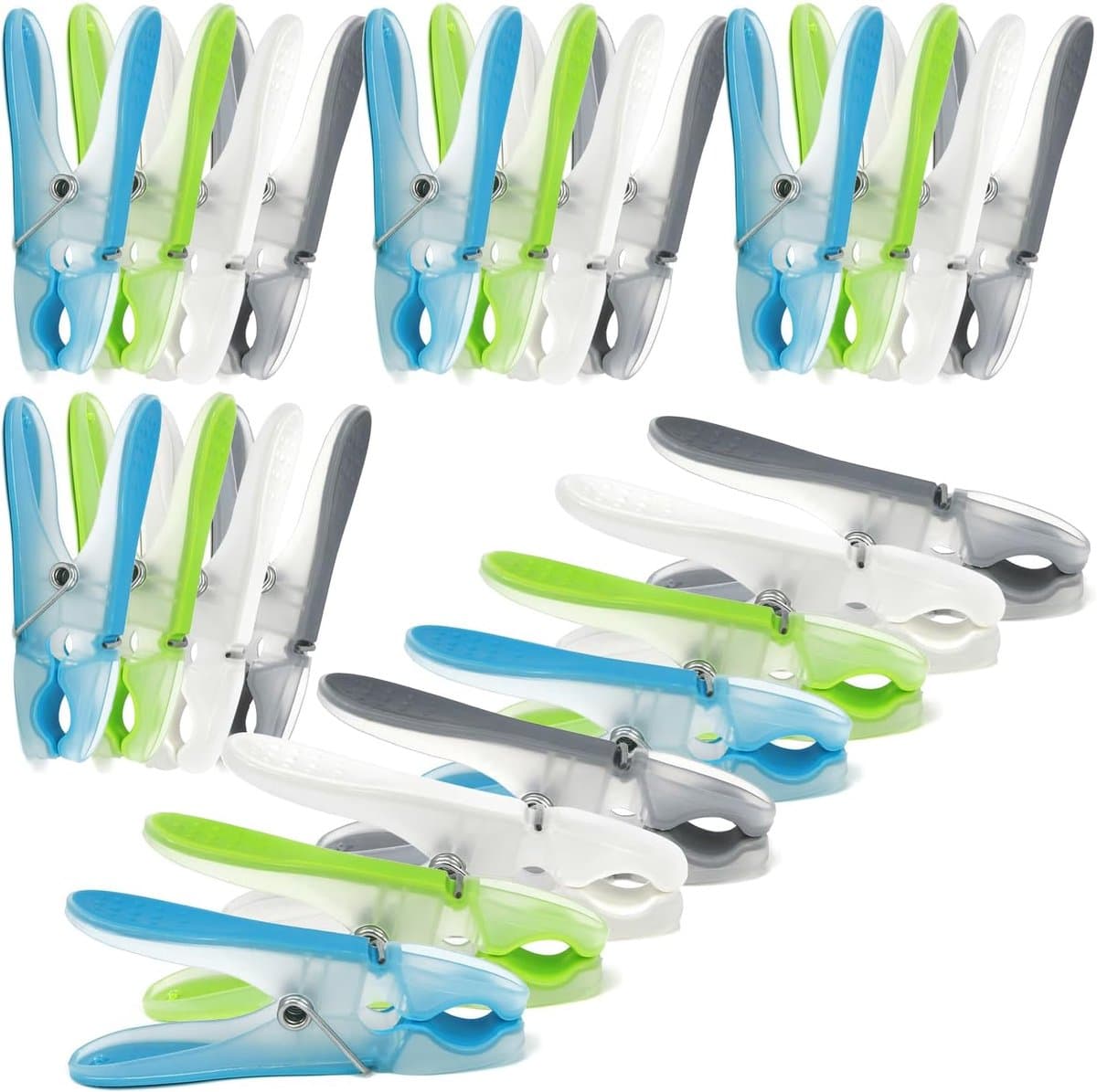 Wasknijpers met Sterke Klemkracht | Wasknijpers voor beddengoed, kleding, handdoeken en textiel, stevige grip voor binnen en buiten — afbeelding 1