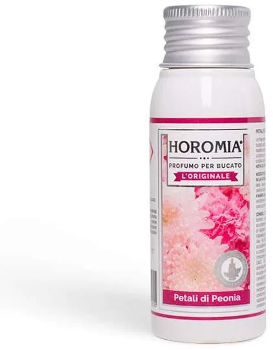 Horomia wasparfum Petali di Peonia 50ml - horomia - horomia wasprafum - textielparfum - textiel parfum - was parfum - pioen roos - pioenroos - wasgoed - wasverzachter - wasmiddel - beddengoed - parfum - wassen - kleding - kleding parfum - was geur — afbeelding 1